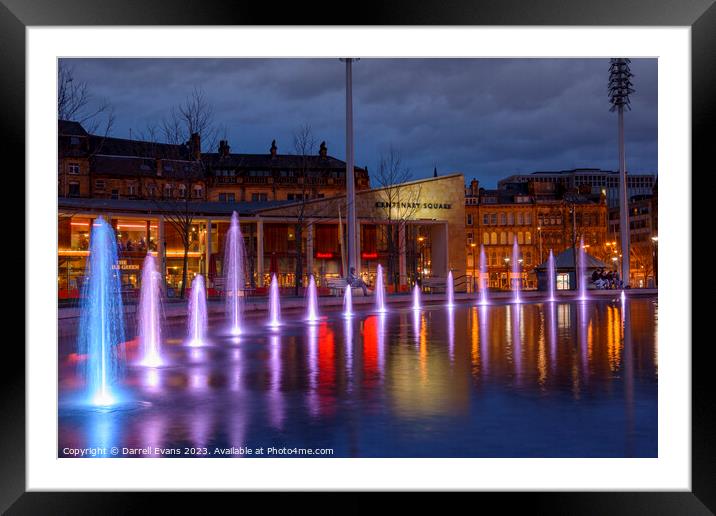 Centenary Square Framed Mounted Print by Darrell Evans