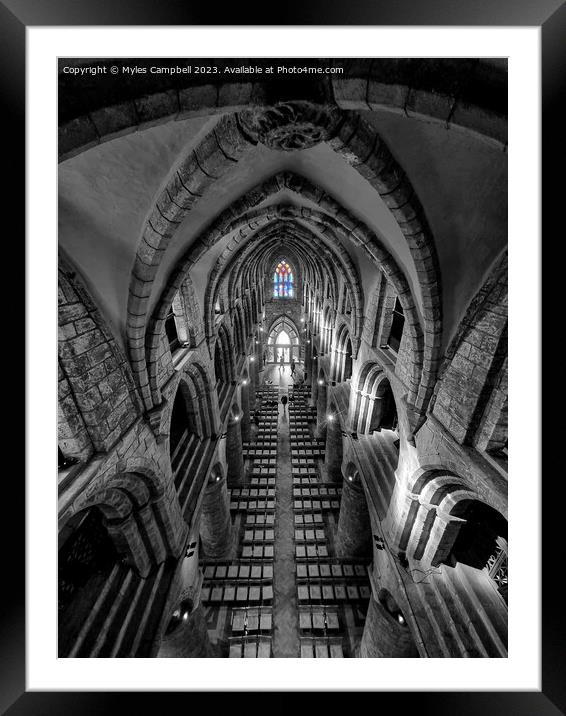 St Magnus Cathedral Framed Mounted Print by Myles Campbell