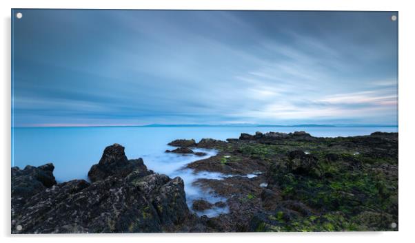 Coastal Twilight at Heysham Acrylic by Phil Durkin DPAGB BPE4