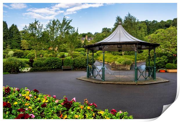Haworth Central Park Bandstand Print by Tim Hill