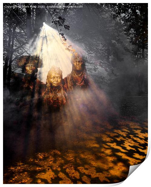 North American Apparition Print by Mark Poley