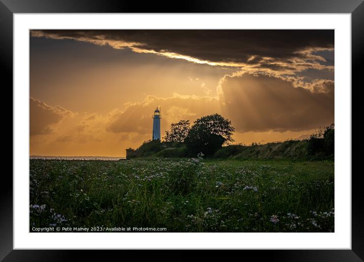 Hale Lighthouse Framed Mounted Print by Pete Mainey