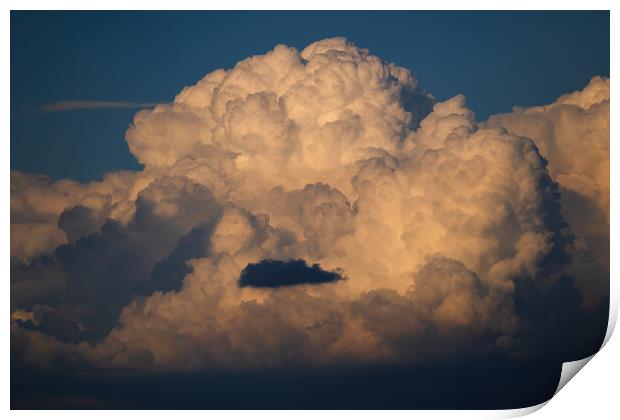 Cumulonimbus Cloud At Sunset Print by Artur Bogacki