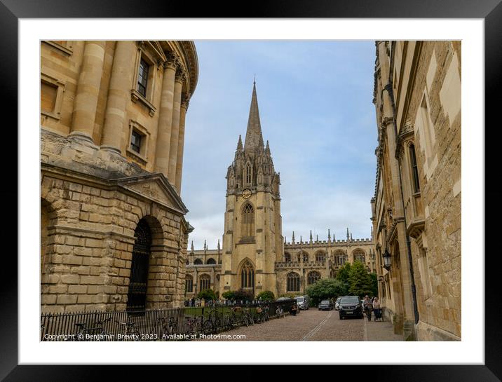 Oxford Architecture Framed Mounted Print by Benjamin Brewty