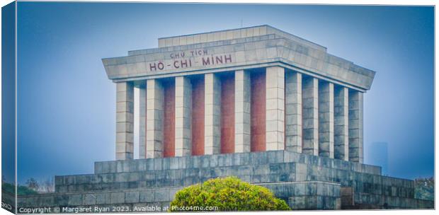 Iconic Hanoi Landmark: Ho Chi Minh Mausoleum Canvas Print by Margaret Ryan