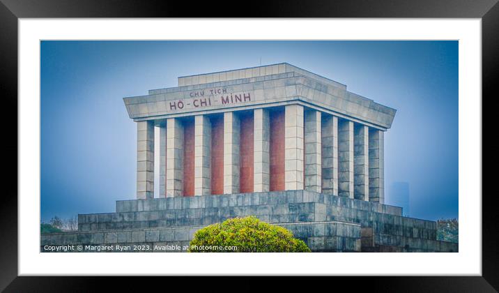 Iconic Hanoi Landmark: Ho Chi Minh Mausoleum Framed Mounted Print by Margaret Ryan