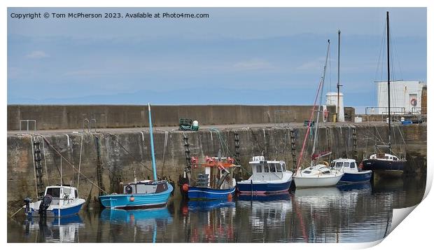 Tranquil Harbour Solitude Print by Tom McPherson