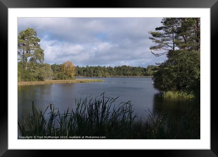 Tranquil Waterside Serenity Framed Mounted Print by Tom McPherson