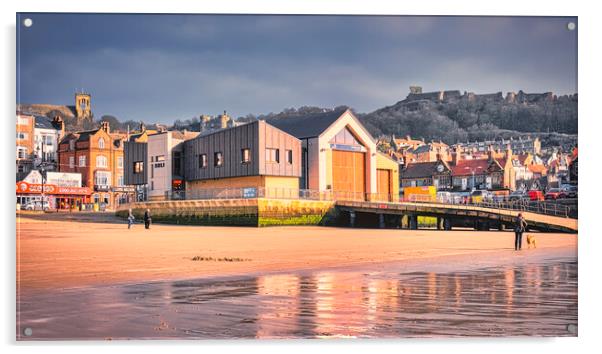 Scarborough Lifeboat Station Acrylic by Tim Hill