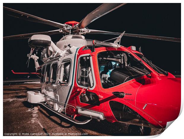 Rescue 151 Print by Myles Campbell
