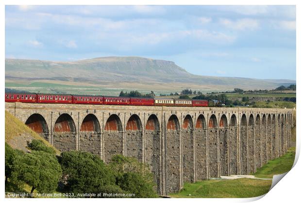 British India Line Ribblehead Print by Andrew Bell