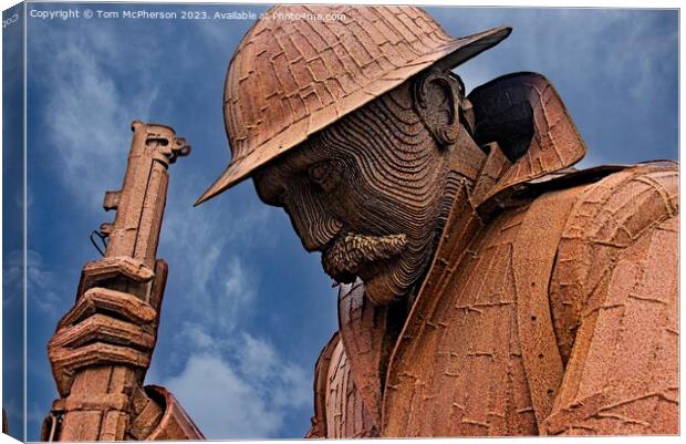 'Guardian of Seaham: A Silent Sentinel' Canvas Print by Tom McPherson