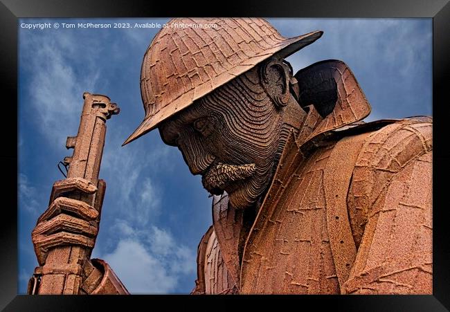 'Guardian of Seaham: A Silent Sentinel' Framed Print by Tom McPherson