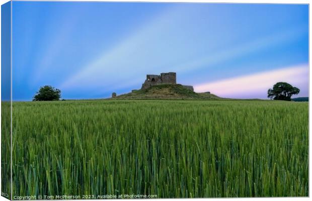 Historic Duffus Castle Canvas Print by Tom McPherson