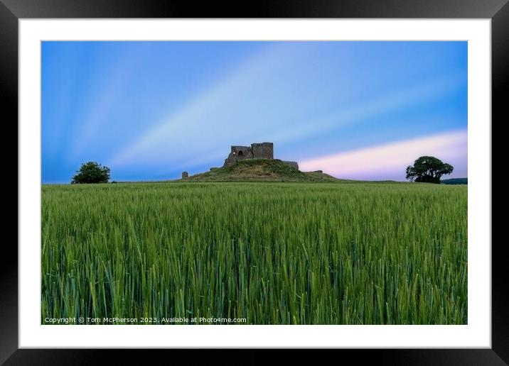 Historic Duffus Castle Framed Mounted Print by Tom McPherson