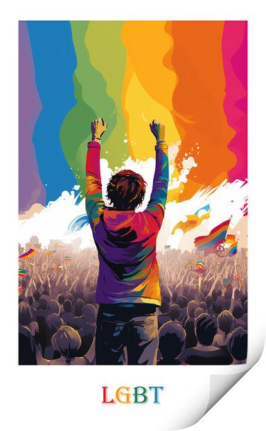 LGBT Poster Print by Steve Smith