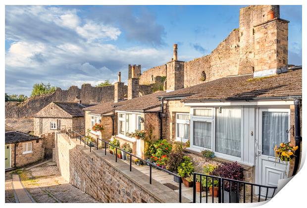 Tower Street in Richmond, North Yorkshire Print by Tim Hill