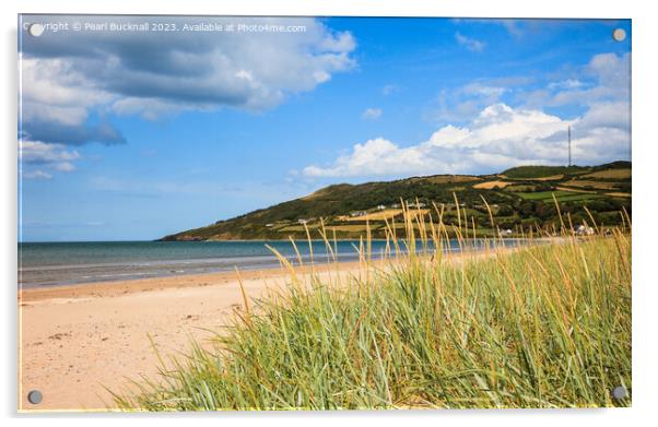 Llanddona Beach Anglesey Acrylic by Pearl Bucknall