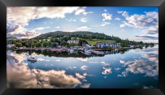 Ambleside Waterfront: Lake Windermere Framed Print by Tim Hill
