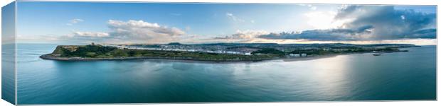 Scarborough North Bay Panorama Canvas Print by Apollo Aerial Photography