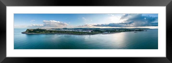 Scarborough North Bay Panorama Framed Mounted Print by Apollo Aerial Photography