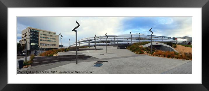 Rennes rail station panorama Framed Mounted Print by Paul Boizot