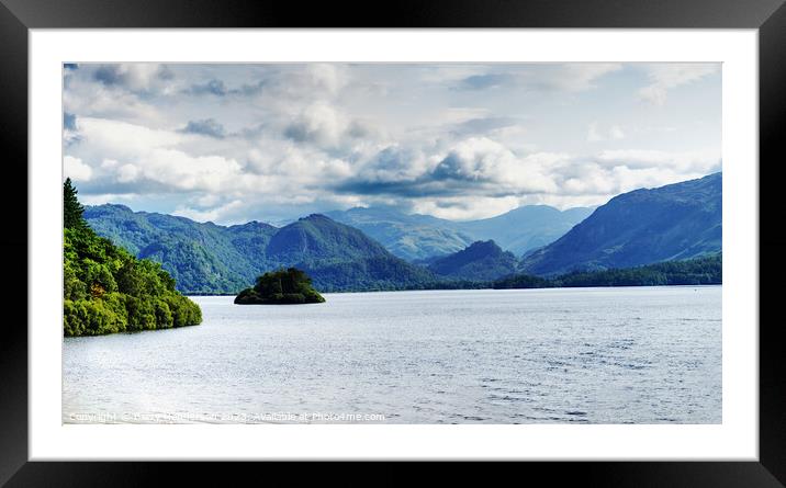 Derwentwater  Framed Mounted Print by Barry Henderson Photography