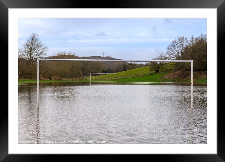 Game is Off Framed Mounted Print by Darrell Evans