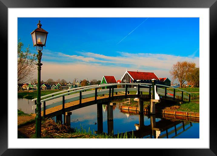 Bridge over calm waters Framed Mounted Print by Jonah Anderson Photography
