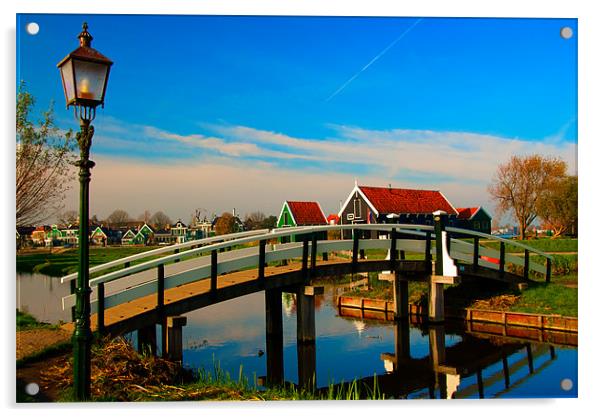 Bridge over calm waters Acrylic by Jonah Anderson Photography