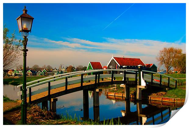Bridge over calm waters Print by Jonah Anderson Photography