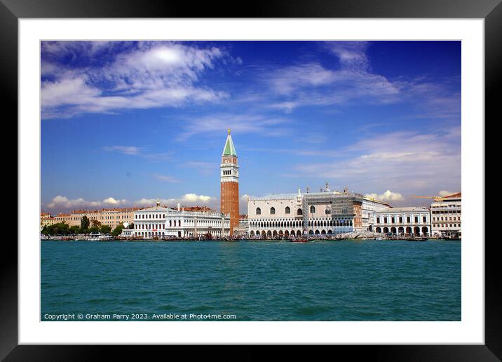 Venice's Towering Jewel: San Marco Campanile Framed Mounted Print by Graham Parry