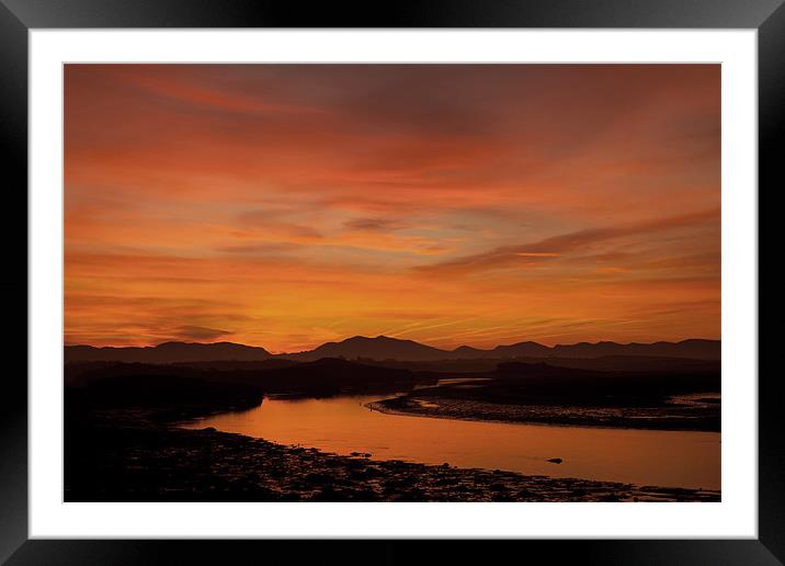 Snowdonia Sunrise Framed Mounted Print by Gail Johnson