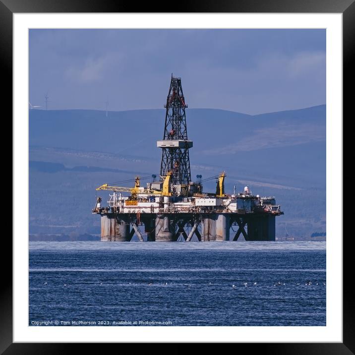 Floating Energy Haven: Well-Safe Defender Framed Mounted Print by Tom McPherson