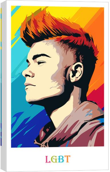 LGBT Poster Canvas Print by Steve Smith