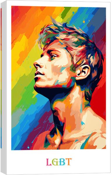 LGBT Poster Canvas Print by Steve Smith