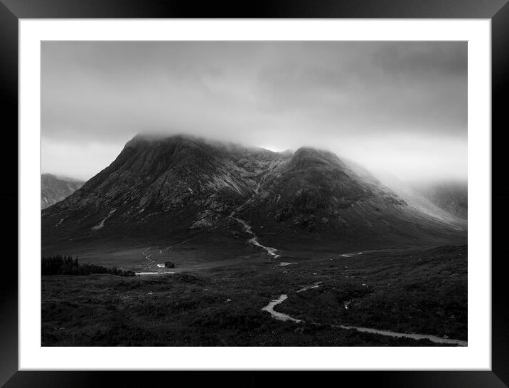 Stob Dearg from the Devils Staircase  Framed Mounted Print by Anthony McGeever