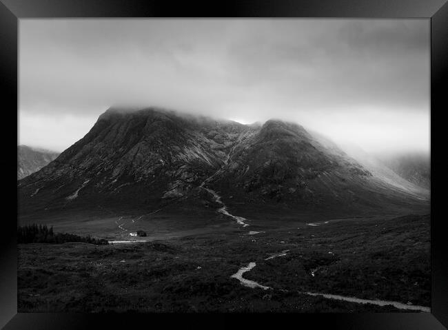 Stob Dearg from the Devils Staircase  Framed Print by Anthony McGeever