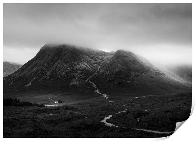 Stob Dearg from the Devils Staircase  Print by Anthony McGeever