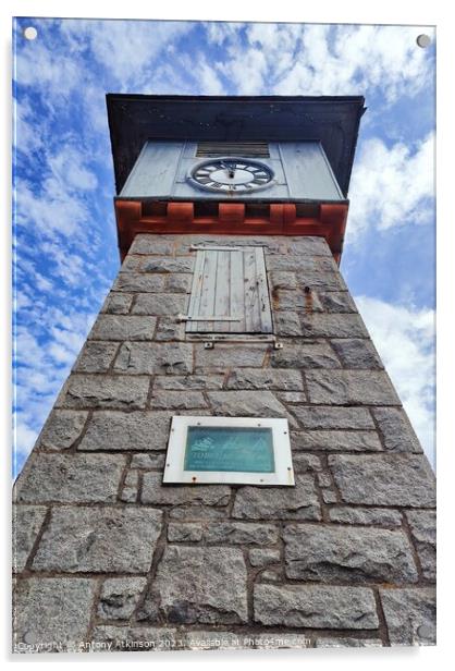 Isle of Mull Tower Acrylic by Antony Atkinson