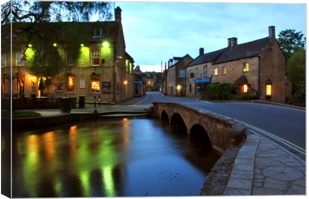 Quintessential Cotswolds: Old Manse Hotel Vista Canvas Print by Andy Evans Photos