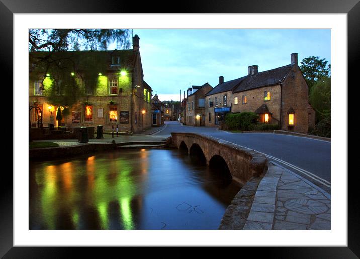 Quintessential Cotswolds: Old Manse Hotel Vista Framed Mounted Print by Andy Evans Photos
