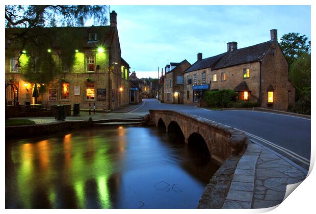 Quintessential Cotswolds: Old Manse Hotel Vista Print by Andy Evans Photos
