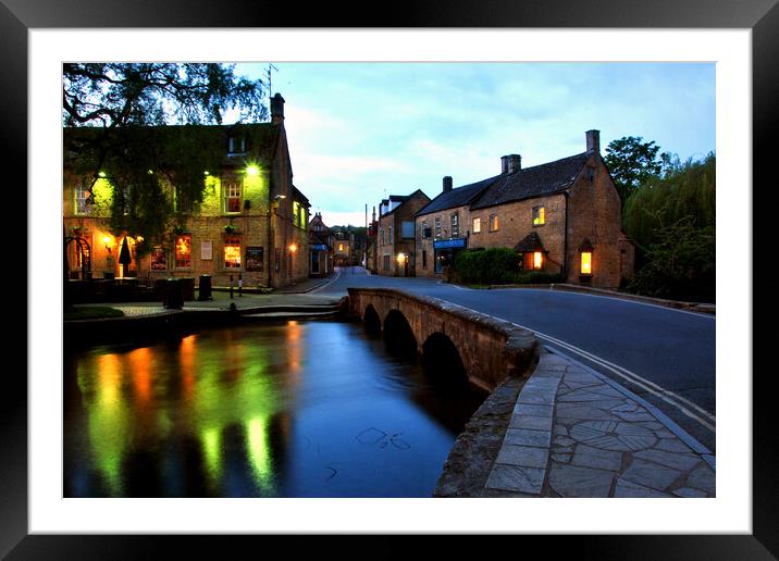 Enchanting Old Manse, Bourton-on-the-Water Framed Mounted Print by Andy Evans Photos