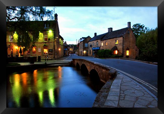 Enchanting Old Manse, Bourton-on-the-Water Framed Print by Andy Evans Photos