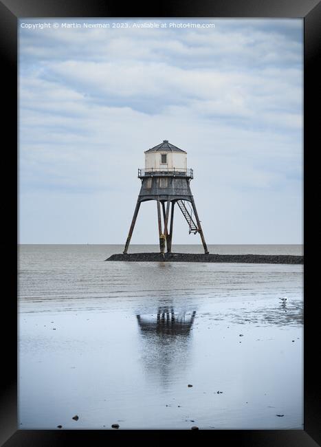 Dovercourt  Lighthouse Framed Print by Martin Newman