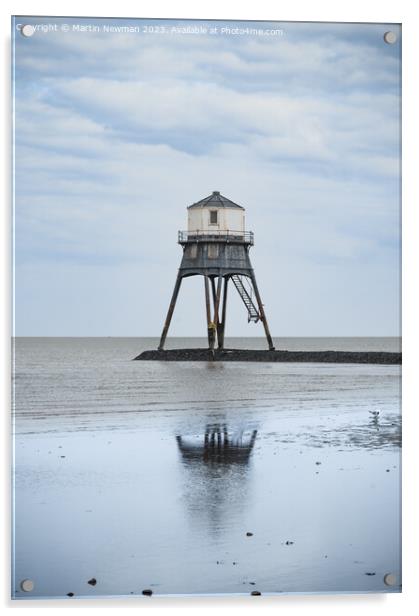 Dovercourt  Lighthouse Acrylic by Martin Newman