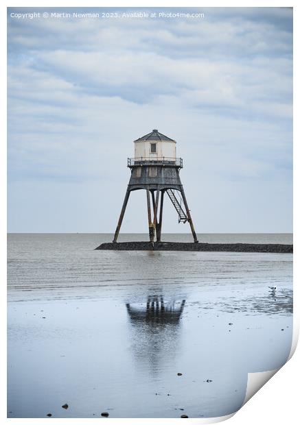 Dovercourt  Lighthouse Print by Martin Newman