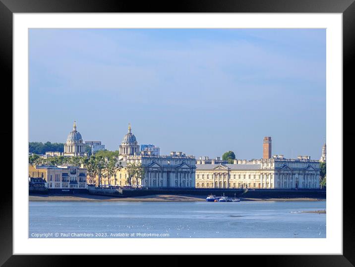 'Greenwich's Iconic Maritime Legacy' Framed Mounted Print by Paul Chambers