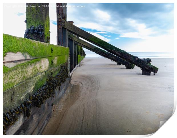 Sea Defence  Print by Martin Newman